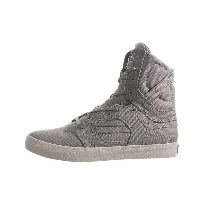 Buty Supra SKYTOP II - Sneakersy Wysokie Damskie - Szare (UKSW-24683)